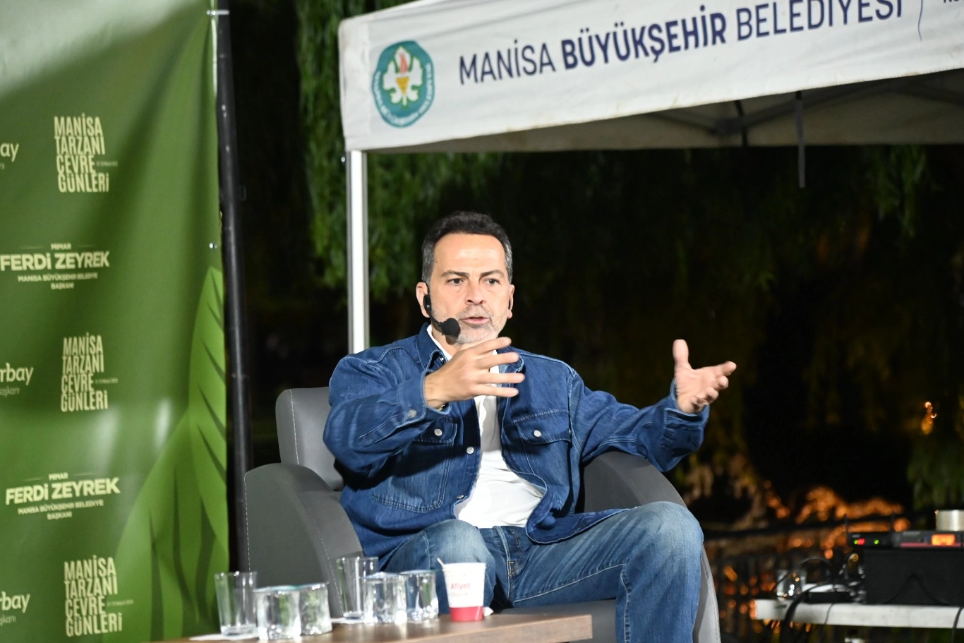 Çevre savunucusu Nasuh Mahruki Manisalılarla buluştu