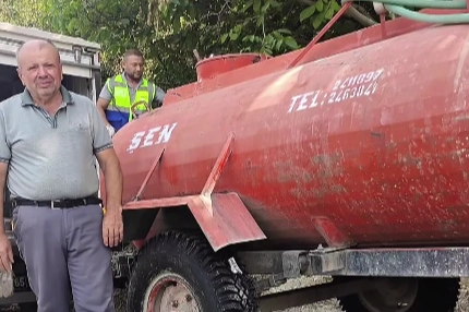 O bölgeye su taşıdı, Bursa'nın gönlünü kazandı