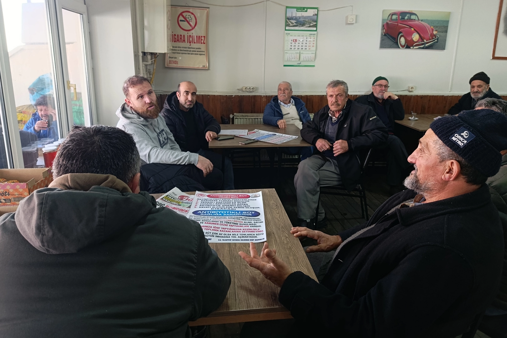 Bilecik Pazaryeri’nde üreticiye tarımsal bilgilendirme