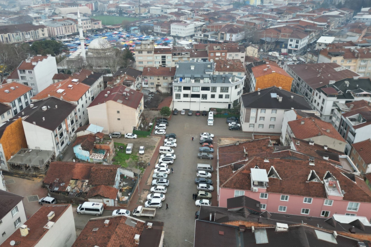 Bursa İnegöl'de Mahmudiye Mahallesi’ne 46 araçlık otopark