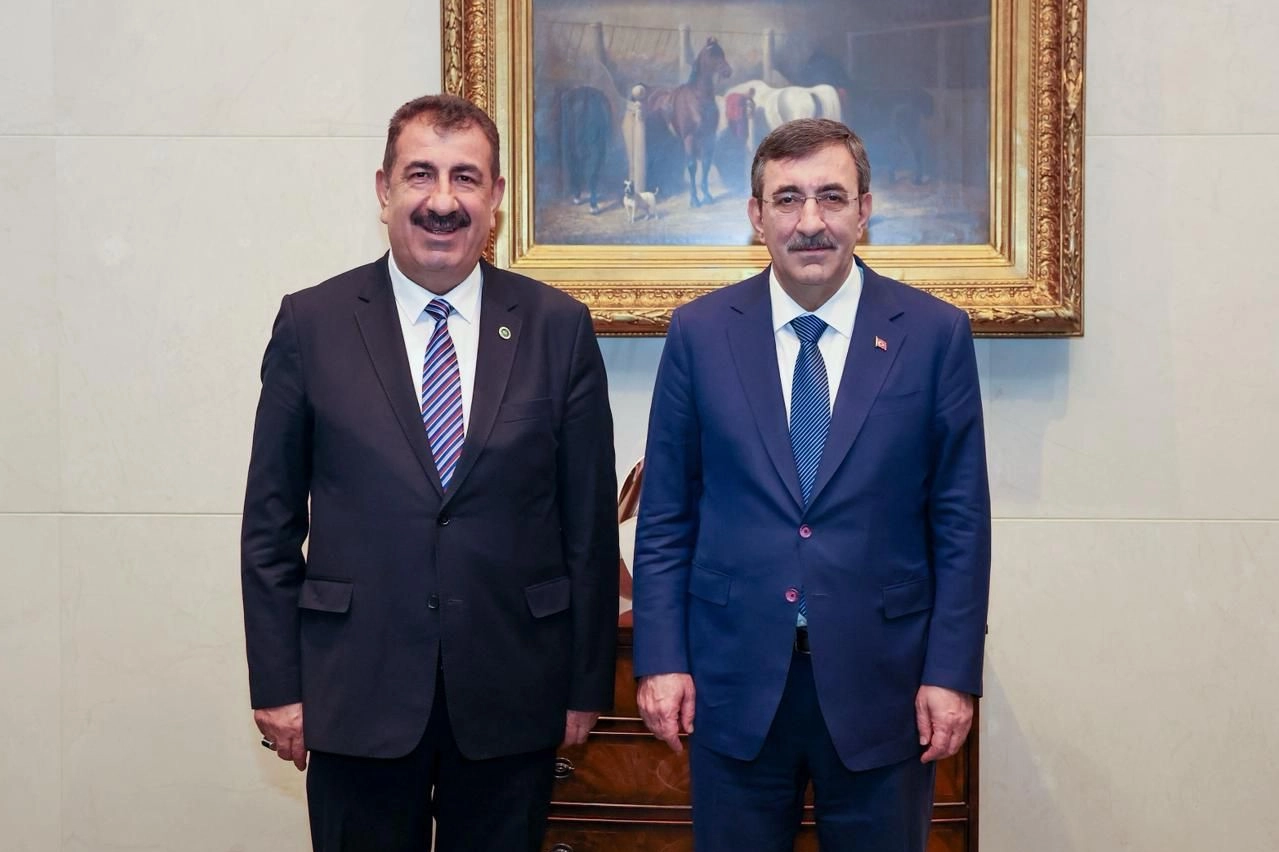 Cumhurbaşkanı Yardımcısı Yılmaz TÜRKYED'i kabul etti